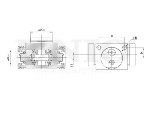 Wheel brake cylinder photo