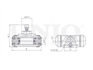 Wheel brake cylinder photo