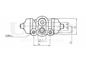 Wheel brake cylinder photo
