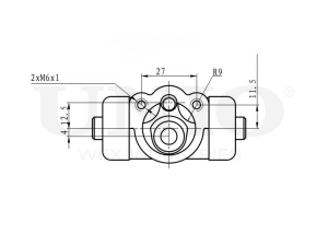 Wheel brake cylinder photo