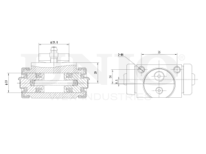 Wheel brake cylinder photo