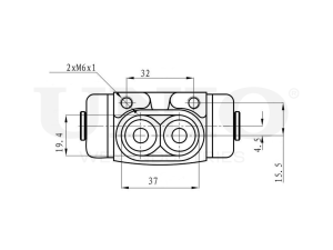 Wheel brake cylinder photo