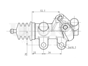 Цилиндр сцепления рабочий photo