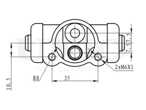 Wheel brake cylinder photo