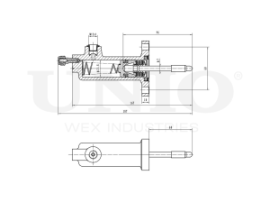 Цилиндр сцепления рабочий photo