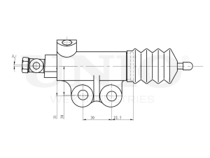 Цилиндр сцепления рабочий photo