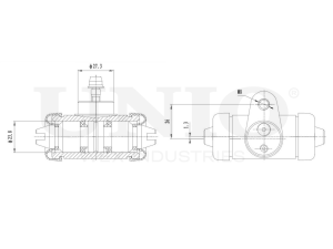 Wheel brake cylinder photo