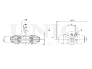 Wheel brake cylinder photo
