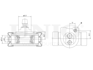 Wheel brake cylinder photo
