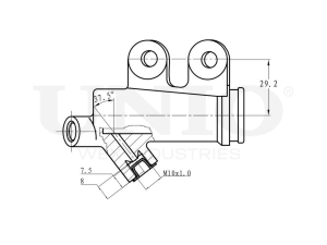 Цилиндр сцепления рабочий photo