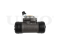 Left wheel brake cylinder thumb