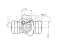 Left wheel brake cylinder thumb