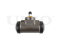 Wheel brake cylinder thumb
