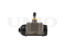 Wheel brake cylinder thumb