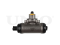 Wheel brake cylinder thumb