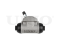 Right wheel brake cylinder thumb