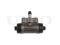 Wheel brake cylinder thumb