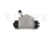 Left wheel brake cylinder thumb