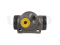 Left wheel brake cylinder thumb