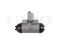 Left wheel brake cylinder thumb