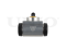 Wheel brake cylinder thumb