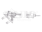 Clutch master cylinder thumb
