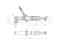 Clutch master cylinder thumb