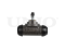 Wheel brake cylinder thumb