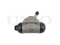 Left wheel brake cylinder thumb