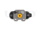 Left wheel brake cylinder thumb
