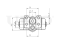 Wheel brake cylinder thumb
