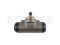Wheel brake cylinder thumb