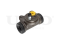 Left wheel brake cylinder thumb