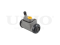 Left wheel brake cylinder thumb