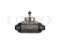 Wheel brake cylinder thumb