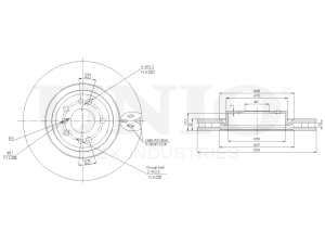 Front brake disc with Geomet® coating photo