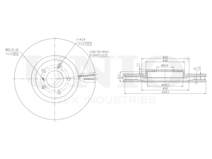 Front brake disc with Geomet® coating photo