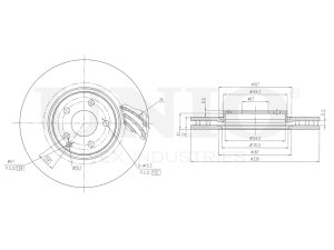 Front brake disc photo