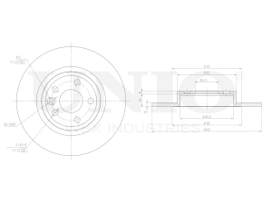 Rear brake disc photo