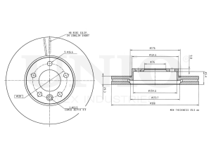 Front brake disc photo