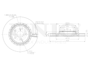 Front brake disc photo
