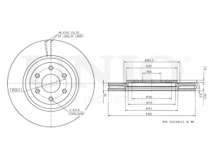 Front brake disc photo