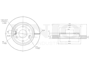 Front brake disc photo