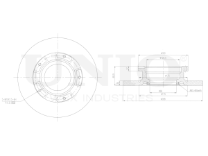 Rear brake disc photo