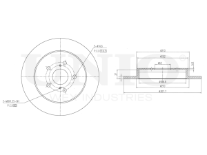 Rear brake disc photo