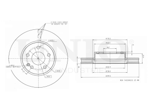 Front brake disc with Geomet® coating photo