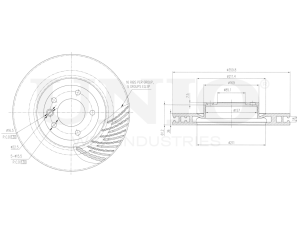 Диск тормозной передний правый photo