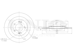 Rear brake disc photo