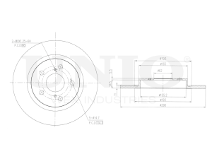 Rear brake disc photo