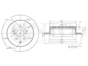Rear brake disc photo